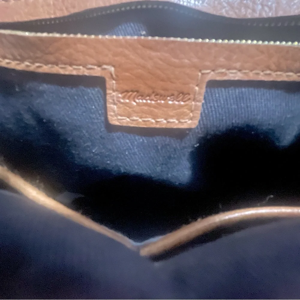 MADEWELL Tote Animal Print Tan/Brown GUC - Picture 5 of 10